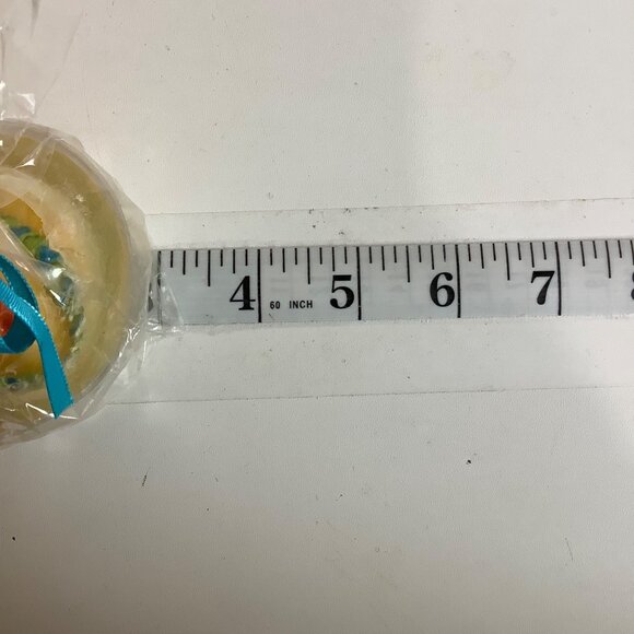 Natural Glycerine Soap Molded With Yellow Duck & Blue Bow 3" USA Clearly Fun - Picture 4 of 4